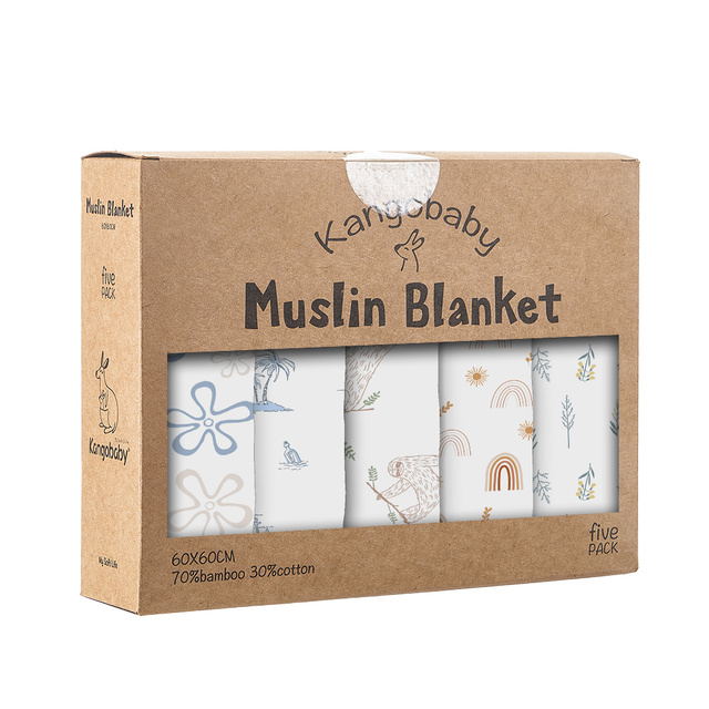 Kit Cueiro Muslin 60cm - 5un