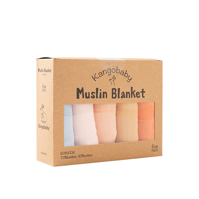 Kit Cueiro Muslin 60cm - 5un