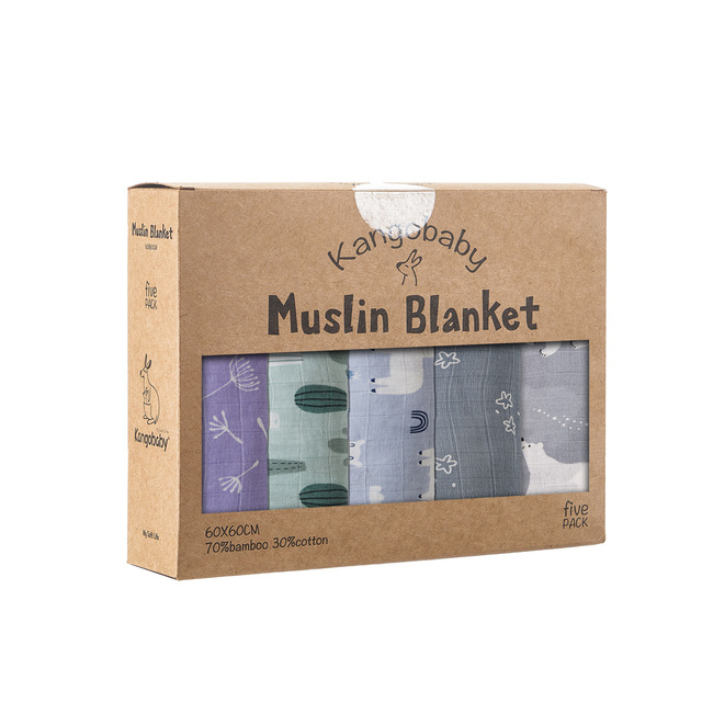 Kit Cueiro Muslin 60cm - 5un