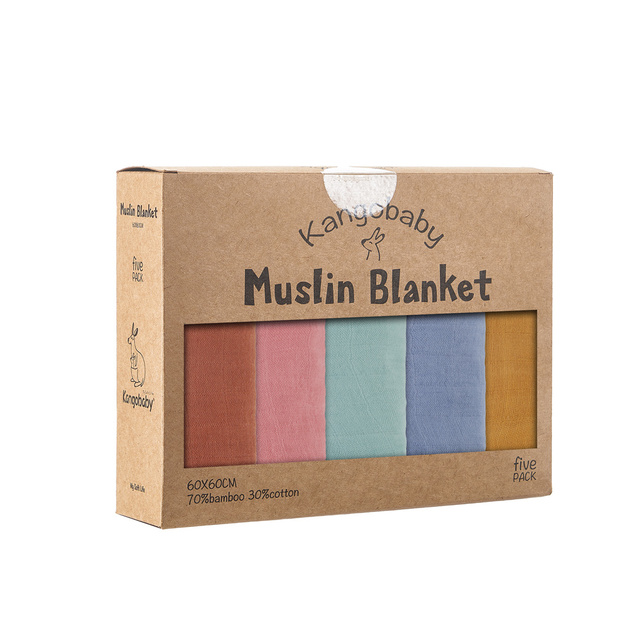Kit Cueiro Muslin 60cm - 5un