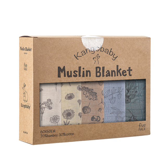 Kit Cueiro Muslin 60cm - 5un