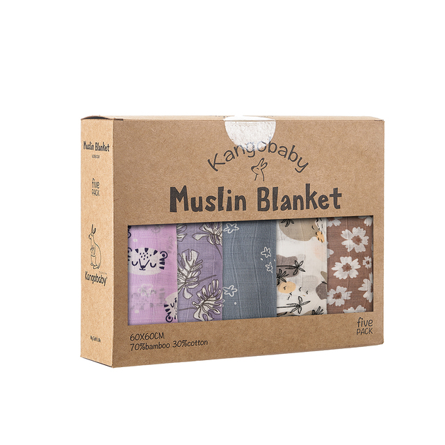 Kit Cueiro Muslin 60cm - 5un