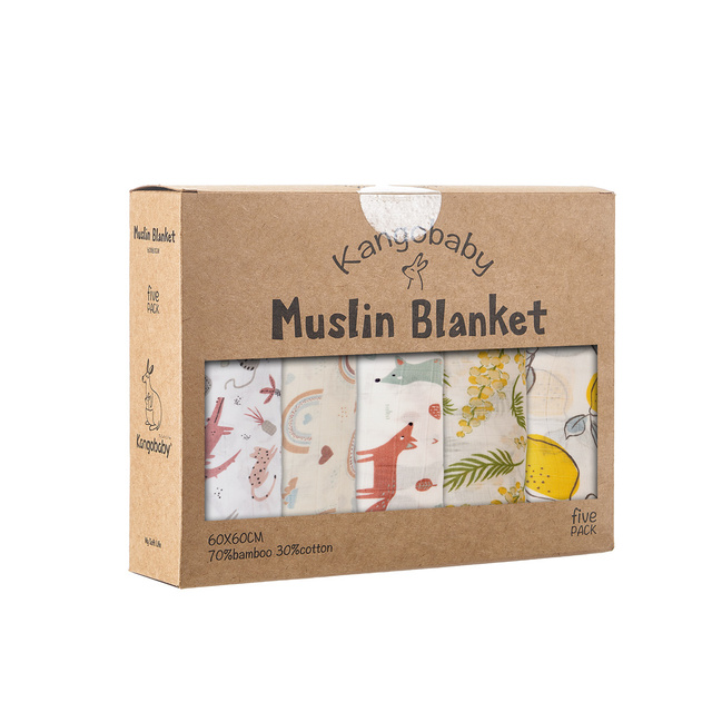 Kit Cueiro Muslin 60cm - 5un