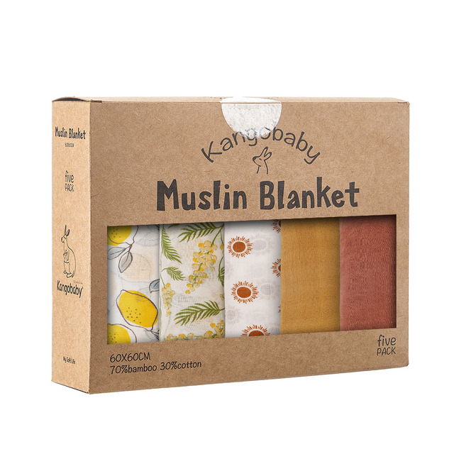 Kit Cueiro Muslin 60cm - 5un
