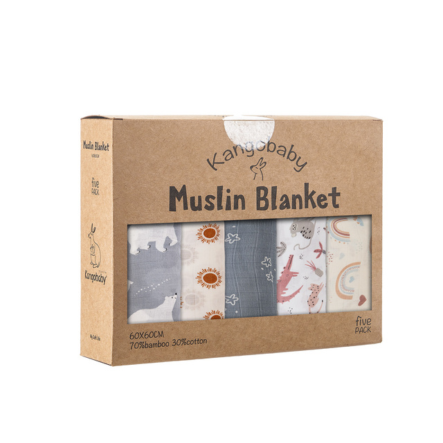 Kit Cueiro Muslin 60cm - 5un