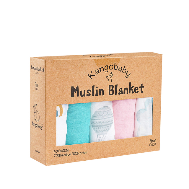 Kit Cueiro Muslin 60cm - 5un
