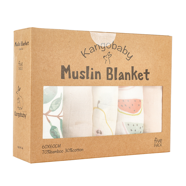Kit Cueiro Muslin 60cm - 5un