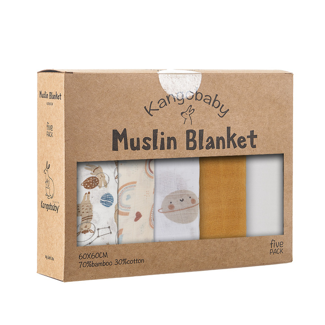 Kit Cueiro Muslin 60cm - 5un