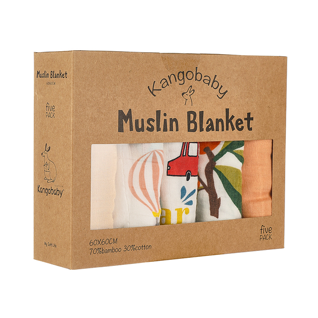 Kit Cueiro Muslin 60cm - 5un