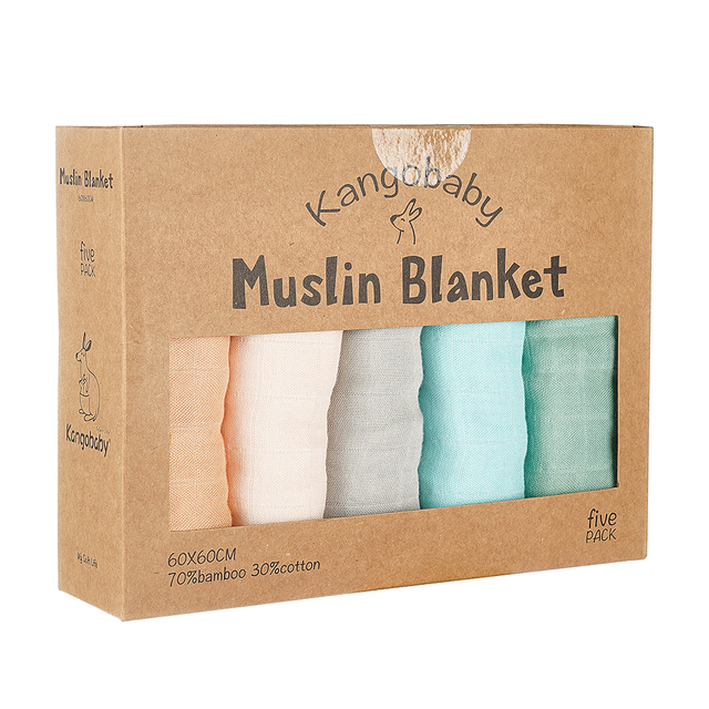 Kit Cueiro Muslin 60cm - 5un
