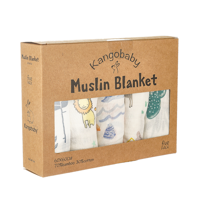 Kit Cueiro Muslin 60cm - 5un