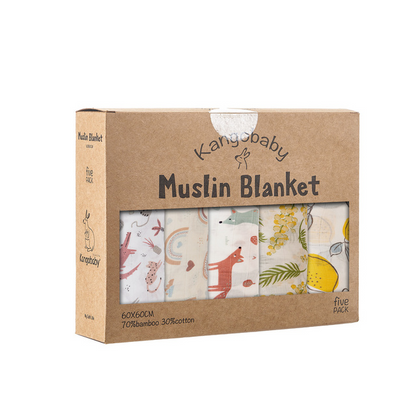 Kit Cueiro Muslin 60cm - 5un