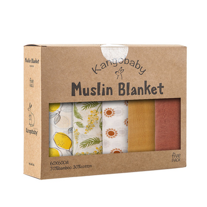 Kit Cueiro Muslin 60cm - 5un