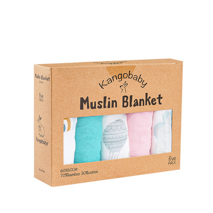 Kit Cueiro Muslin 60cm - 5un