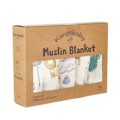 Kit Cueiro Muslin 60cm - 5un