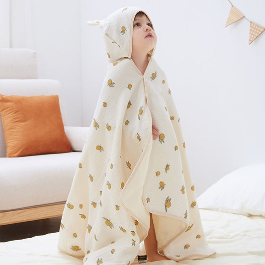 Toalha Banho Muslin Capuz